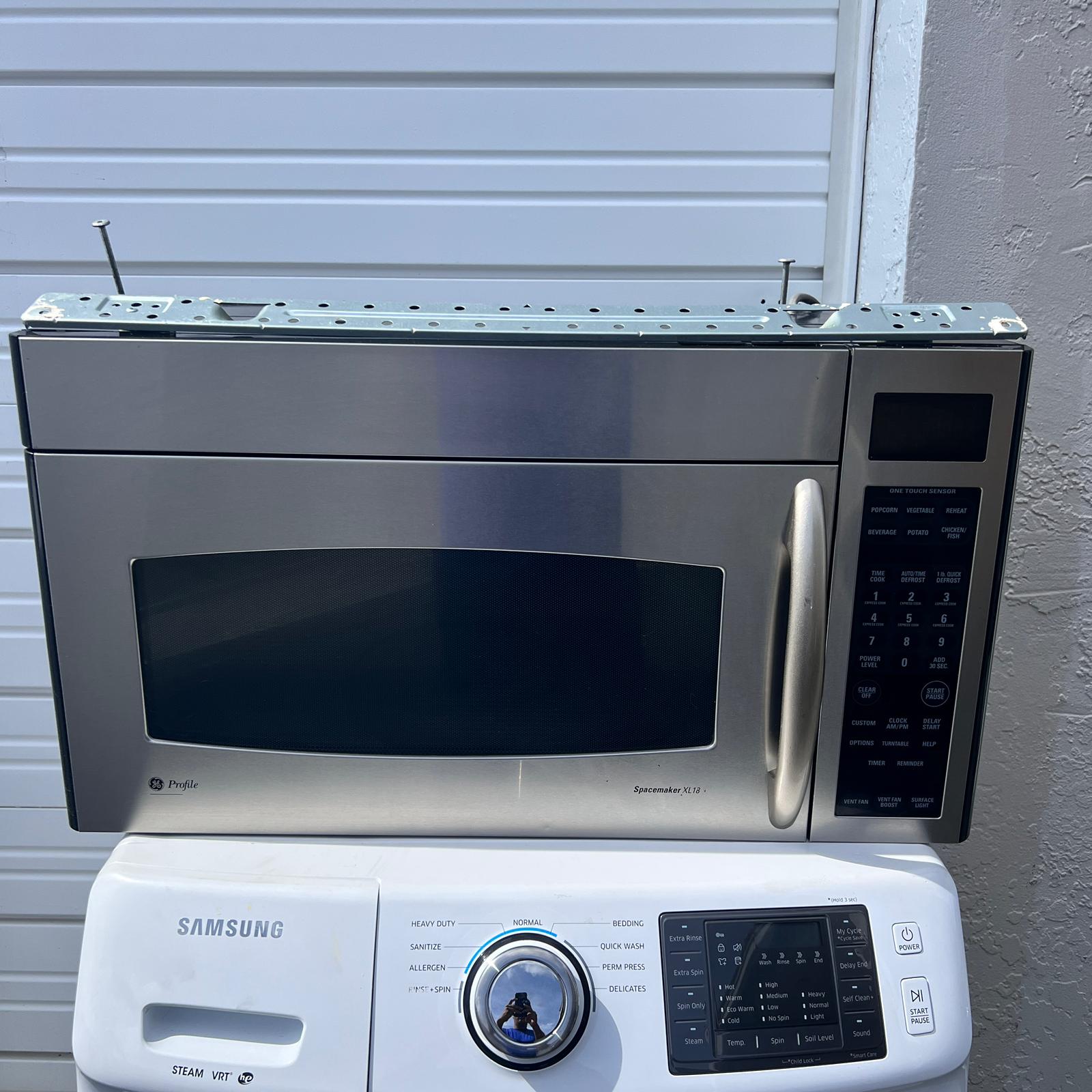 GE Profile Stainless Steel Over-the-Range Microwave GE Profile Stainless Steel Over-the-Range Microwave